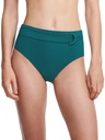 Bas de Bikini taille haute CHANTELLE "Celestial" C12T80 - Bleu Vert 0XP