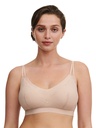 Brassière avec dentelle et coques amovibles CHANTELLE "SoftStretch" C11GQ9 - Beige Doré 01N