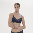 Soutien-gorge sans armature SIMONE PERELE "Caresse" 12A210 - Encre 555