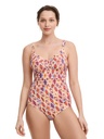 Maillot armaturé CHANTELLE "Devotion" C12SR0 - Ikat Rouge 0TP