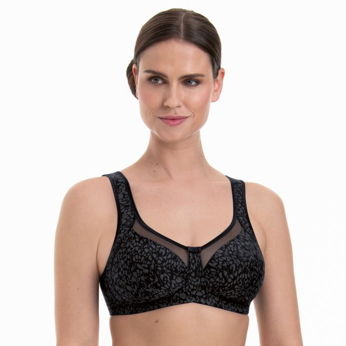 Soutien gorge sans armatures ANITA TOPCOMFORT "Clara Art" 5873 - Noir 001
