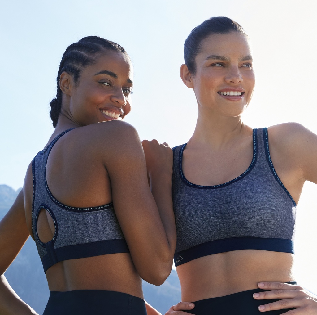 Soutien-gorge de sport sans armatures ANITA ACTIVE Firm Support "Panalp Delta Top" 5562 - Jeans 342 (85, A)