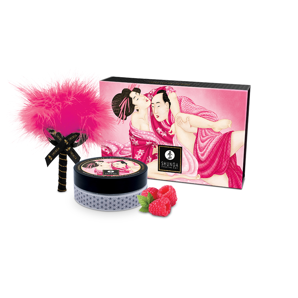 Poudre de massage SHUNGA "Delectable" 75g - Emotion de Framboise