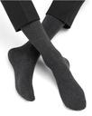Chaussettes homme BLEU FORET "Coton d'Egypte" HFM2732 - Anthracite Chiné HZ7