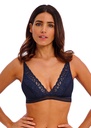Soutien-gorge triangle sans armatures WACOAL "Raffine" WE148008 - Bleu Nuit Intense INK