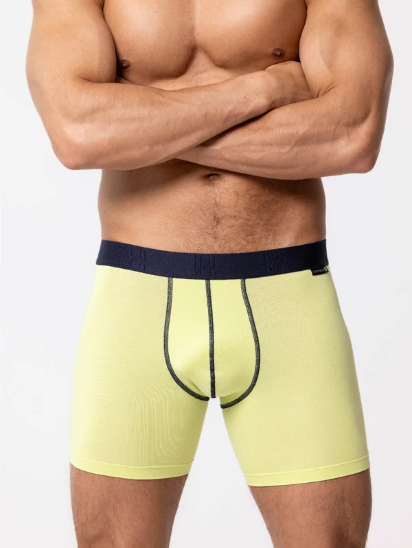 Boxer homme coton avec maintien intérieur LOIC HENRY "Every-D" KBD001E - Apple (3)