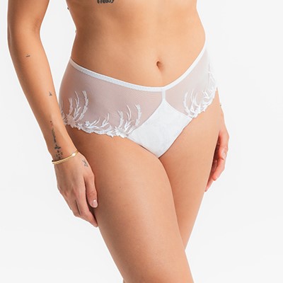 Shorty LOUISA BRACQ "Nympha" 530-40 - Blanc BLC