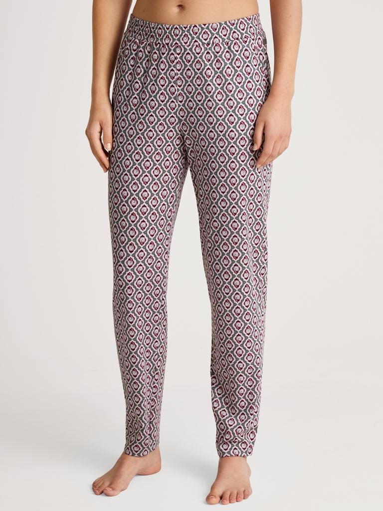 Pantalon dame homewear CALIDA "Favourites Ground" 29055 - Laurel Green Print 782