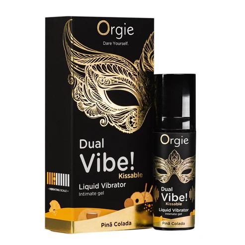 Gel stimulant pour plaisir oral ORGIE "Dual Vibe! Piña Colada" 17311 - 15ml
