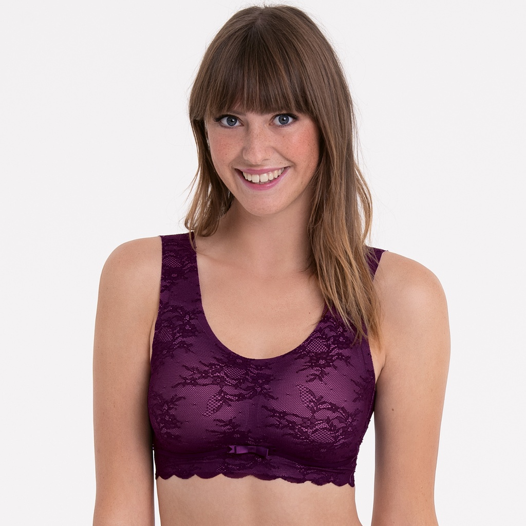 Brassière à coques sans armatures ANITA ROSA FAIA "Essential Lace" 5400 - Purple 121