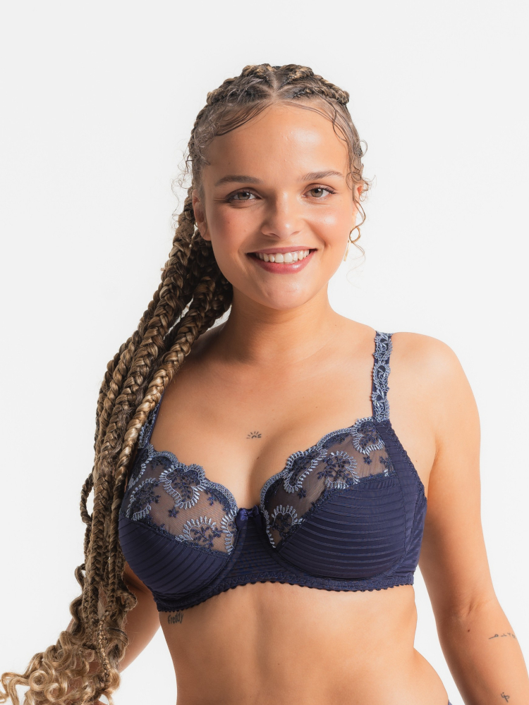 Soutien-gorge avec armatures emboitant LOUISA BRACQ "Elise" 419-01 - Nuit Electrique NTE