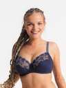 Soutien-gorge avec armatures emboitant LOUISA BRACQ "Elise" 419-01 - Nuit Electrique NTE