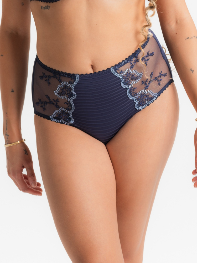 Culotte taille haute LOUISA BRACQ "Elise" 419-50 - Nuit Electrique NTE