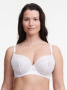 Soutien-gorge avec armatures en 3 parties emboitant CHANTELLE "Graphic Allure" C21T10 - Blanc 010 