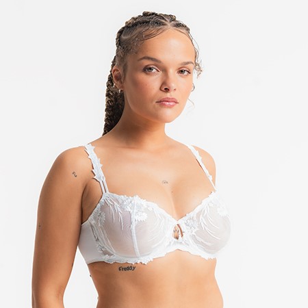 Soutien-gorge avec armatures corbeille LOUISA BRACQ "Nympha" 530-04 - Blanck BLC