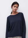 T-shirt manches longues de Pyjama / Homewear FEMILET "Yara" FN7690 - Deep Blue