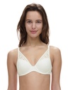 Soutien-gorge avec coques plongeant CHANTELLE EASY FEEL "Ace" C911N1 - Milk 0LW