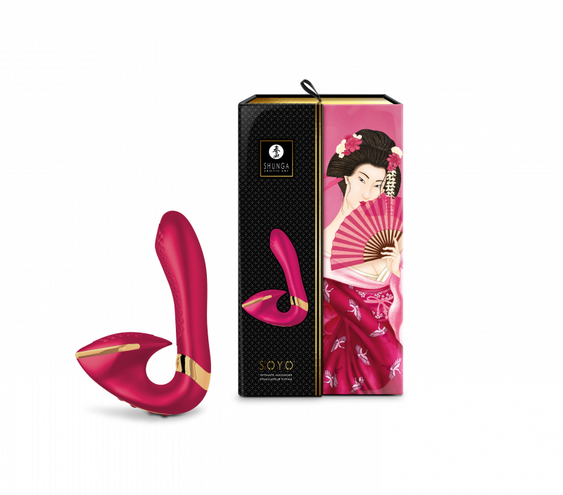 Stimulateur Multi-Plaisirs SHUNGA "Soyo" 401 - Framboise