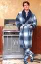 Peignoir homme Polaire ARTHUR "Liam" RPO - Marine LIAMH24