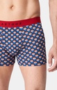 Boxer homme fantaisie 95% coton bio ARTHUR "Teddy In Paris" MAC - Marine EMILH24