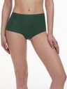 Culotte taille haute invisible TU CHANTELLE "SoftStretch" C26470 - Vert Empire 00R