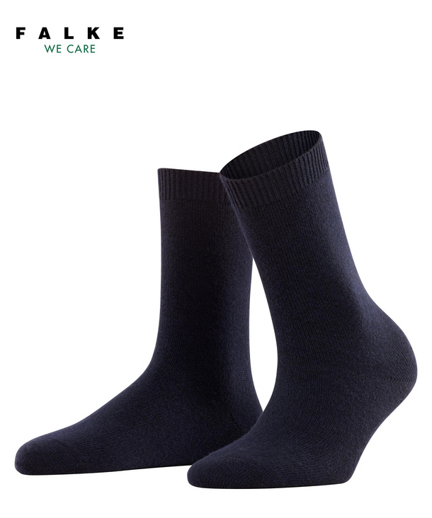 Chaussettes dame laine&cachemire FALKE "Cosy Wool" 47050 - Dark Navy 6375