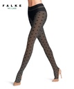 Collant 25 deniers FALKE "Snow Dot" 42309 - Black 3009