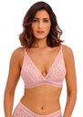 Soutien-gorge triangle sans armatures WACOAL "Raffine" WE148008 - Silver Pink  SIP