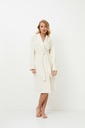 Peignoir dame ARUELLE "Norella" W24-AR-NORE-B - Crème
