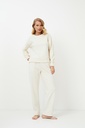 Pyjama long dame ARUELLE "Clara" W24-AR-NORE-S - Crème