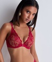 Soutien-gorge triangle avec armatures AUBADE "Vibes" 2BF12 - Rouge Love