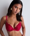 Soutien-gorge push-up avec coques AUBADE "Vibes" 2BN08 - Rouge Love