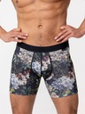 Boxer homme fantaisie microfibre avec maintien intérieur LOIC HENRY "Identity" KBI092X - Nature Fleurs
