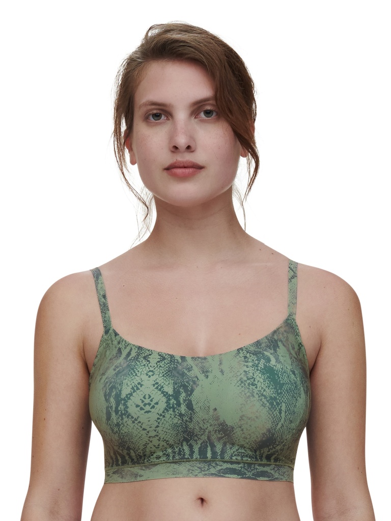 Soutien-gorge bralette sans armature à coques CHANTELLE "Softstretch" C11D20 - Imprimé Python 0DQ
