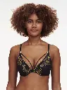 Soutien-gorge armaturé push-up CHANTELLE PULP "Spice" C22BNR - Noir Jaune 0IU