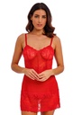 Nuisette dentelle stretch WACOAL "Embrace Lace" WA814191 - Equestrian Red 623
