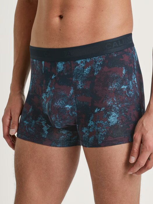 Boxer homme fantaisie coton CALIDA "Focus Trend" 26072 - Storm Blue 528 (M)