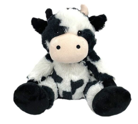 Bouillotte Peluche Vache Blanche&Noir L'ARTISAN DU BIEN-ETRE