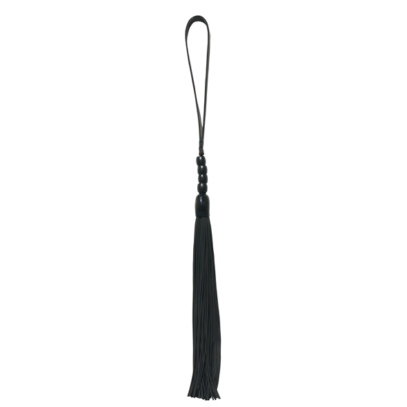Fouet pour jeux bondage SPORTSHEETS - SEX & MISCHIEF "Whip Black" - Noir
