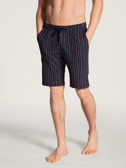 Bermuda homme 100%coton CALIDA "Remix Basic Sleep" 26081 - Rumba Red 159 (S)
