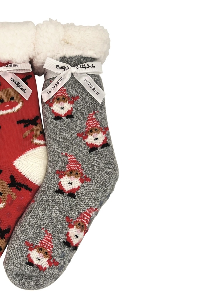 Chaussette anti-dérapante TAUBERT "X-Mas Magic II" 742181-588 - Grey Melange 0915