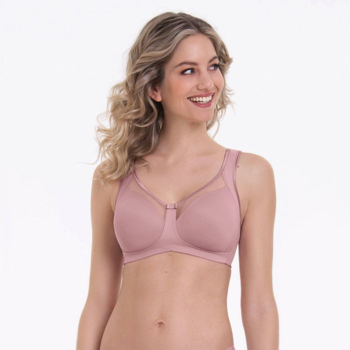 Soutien-gorge sans armatures & bonnets préformés ANITA COMFORT "Clara" 5859 - Bois de Rose 596 (90, B)
