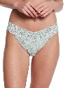 String dentelle stretch HANKY PANKY "Original Rise Thong" 4811P - Low Tide LWTD