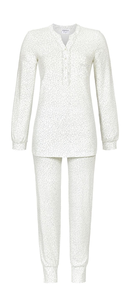 Pyjama long dame coton RINGELLA "Sentiment d'hiver" 4561208 - Champagne 130