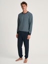 Pyjama homme long en éponge CALIDA "Relax Terry" 47887 - Blue Sati 473