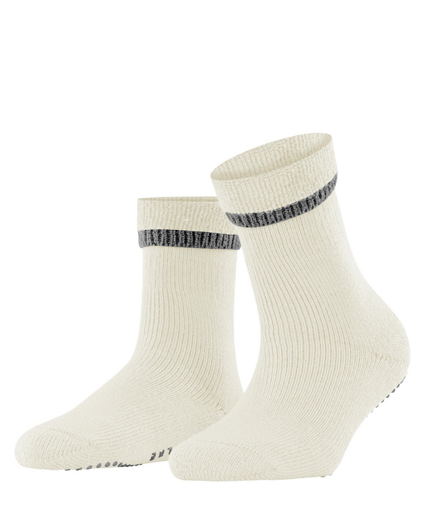 Chaussettes femmes antidérapentes FALKE "Cuddle Pads" 47540 - Off-White 2049