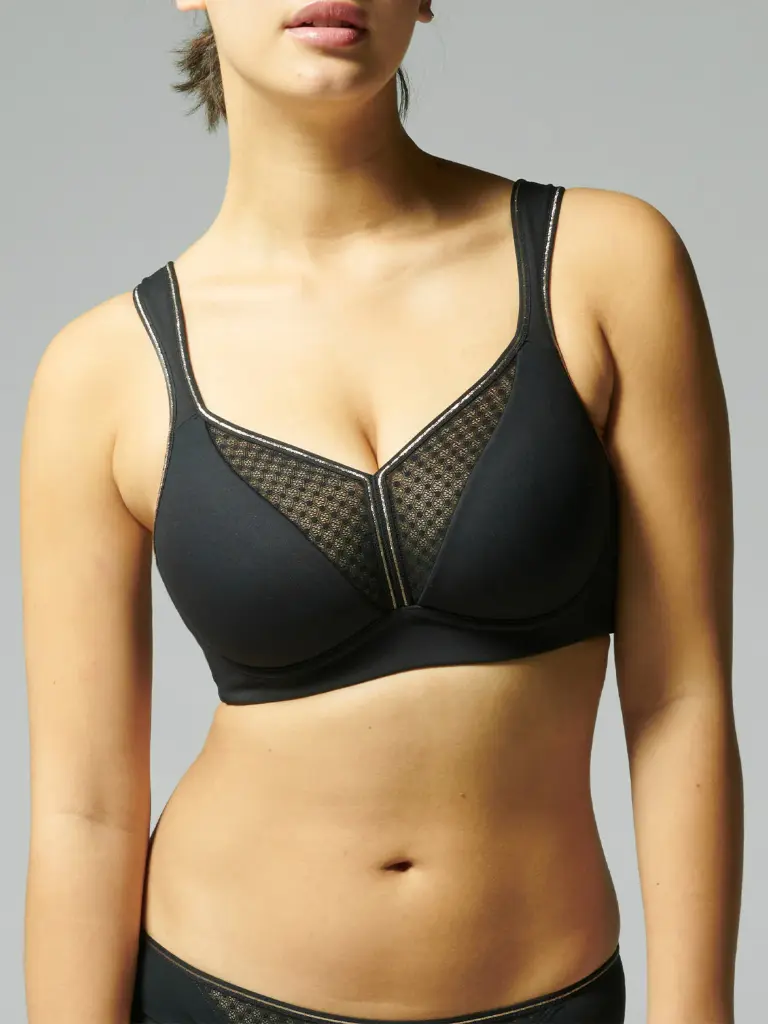 Brassière de sport avec armatures SIMONE PERELE "Harmony" 1SA262 - Noir 015 