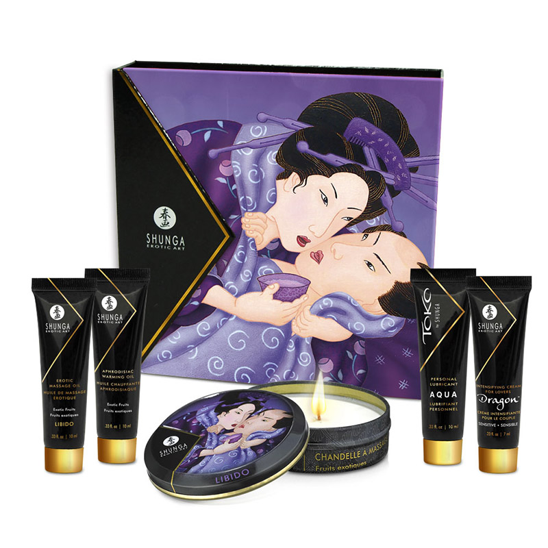 Coffret de massage SHUNGA "Secret de Geisha" - Fruits Exotiques