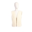 Gilet adulte 100% Laine DIRECT TANNERIE "Plume" - Ivoire 