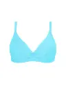 Haut de Bikini armaturé triangle ANTIGEL "La Chiquissima" FBB3314 - Turquoise Chic 5300 